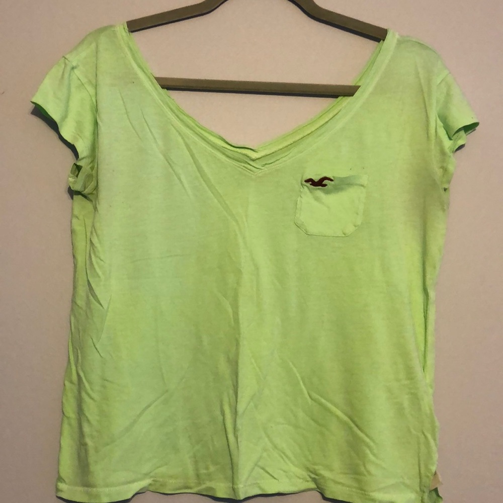 Lime green shirt